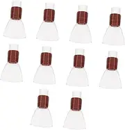 Alasum 30 Pcs Suona Whistle Flute Mouthpiece Alto Sax Reeds Suona Traditional Reed Musical Instrument Accessory Reed for Wind Instruments Suona Mouthpieces Suona Parts Copper Wire White