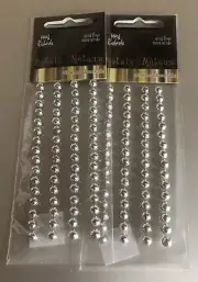 Raised Metal Dots 5mm Round 64 x 2 pack LOT 842672016909