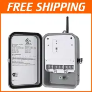 Smart Wi-Fi Pool Pump Timer: 40A Heavy Duty Wireless Controller with 12 Settings