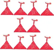 [LIFKOME] 5sets Omamori Pendant Triangle Bag Chinese Blessing Bag for Boys and Girls Safety Pin Amulet Unisex Decorative 2pcs*5