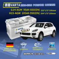 在飛比找蝦皮購物優惠-CS車材-VARTA 華達電池 PORSCHE CAYENN