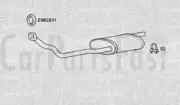 EXPG2001 FRONT PIPE & SILENCER BOX Peugeot Expert 1.9D Van 4/2004 to 5/2007