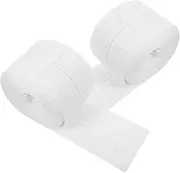 Mikinona 2 Rolls Nail Tissue Paper Manicure Unloading Towels Makeup Wipes Makeup Remover Pads Nail Washing Towel Nail Glue Remover Nail Cleansing Pad No Lint Nail Wipes Nail Pads White