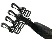 YKK Hardware Kit 3/4" - Lug Swivel Snap Hook, Tri‑Bar, Webbing Polypropylene