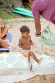 Baby Beach Pool | 2-in-1 Kiddie Pool and Beach Blanket | Flexible Toddler and...