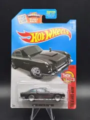 Aston Martin 1963 DB5 #101 Black Hot Wheels Then and Now 1:64 Scale