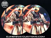 Boushh leia Dj Slipmats (pair) sl1200mk2 mk5 m3d m5g Technics any turntable