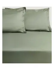 [Sheridan] 1200TC Ultimate Sateen Fitted Sheet in Shadow Green