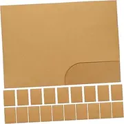 SHINEOFI 20pcs A4 Paper Presentation Folder Office Document Folder Name Tag for Study and Work
