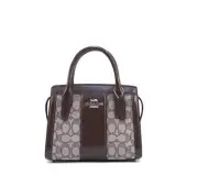 Coach Andrea Carryall Bag In Signature Jacquard - Oak Maple