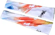 [Oshhni] Arm Sleeves Cooling Arm Sleeves for Men and Women Sun Protection Lightweight Compression for Camping Outdoor Activities Beach