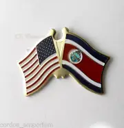 COSTA RICA NATIONAL COUNTRY WORLD FLAG LAPEL PIN 1 inch