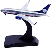 Pre-Built Model Aircraft 8CM for Aeromexico B737-700 XA-CAM Static Display Airplane 1:400 Scale Model Aircraft for Flight Collectors Miniature Airplane Model