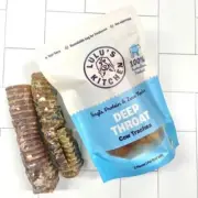 LULU'S KITCHEN Dog Treats Deep Throat - Cow Trachea 2pc