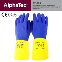 在飛比找momo購物網優惠-【AlphaTec】舒適抗滑絨裡清潔手套 B-2245(工業