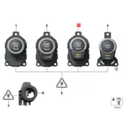 Hot Engine Start Stop Ignition Switch Button for BMW 5 series F07 GT 2011-2017 (for: BMW)