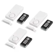 Wireless Anti-Theft Remote Control Door Window Security Alarm Magnetic Sensor 3x