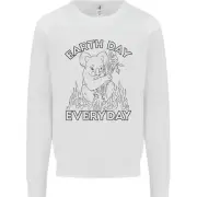 Koala Bear Earth Day Everyday Climate Change Kids Sweatshirt Jumper