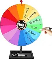 GADFISH 24-inch Spinning Prize Wheel Desktop
