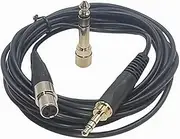 Rhinenet Replacement Cable for AKG Q701 / K712 / K702 / K240 / K240 MK II / K141 / K171 Headphones Audio Cable Wire with 6.35mm Adapter