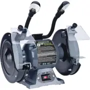 Genesis 8 In. 3/4 Bench Grinder with LED Lights GBG800L Genesis GBG800L