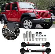 ElgnAura Front Swaybar Quicker Disconnect System, Stainless Steel Swaybar Link Kit with Adjustable Front Sway Bar Links for 2.5in - 6in Lifts, JK JKS 2007‑2018