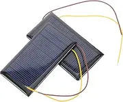 2pcs Mini Solar Panel Kit Lightweight Solar for DIY Projects for Education and Science Experiments
