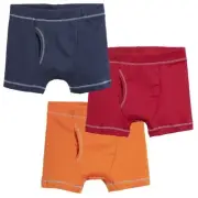 Made in USA Boys' Boxer Briefs Underwear 100% Cotton 3-Pack SPD Sensory