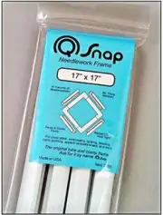 Q-SNAP Cross Stitch Embroidery Needlework FRAME 17 x 17 NIP MADE In The USA