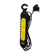 HPM 4 OUTLET HEAVY DUTY PLUGBOSS POWERBOARD Surge Protect 10Amp 3m D105PBOSSPA4