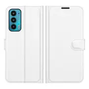 Wallet Design Folio Flip Texture Protective Soft PU Leather Phone Case with for Motorola Edge 20