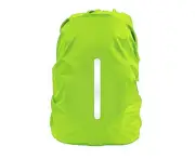 Waterproof Rain Cover for Backpack, Reflective Rucksack Rain Cover for Anti-dust/Anti-Theft,green-L