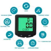 1PC Bike Computer LCD Digital Bicycle Odometer Speedometer Sensors Multifunction