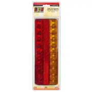 LED Autolamps Stop Tail Indicator Reflector Light 12V 20 LED Lamp Single Blister