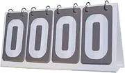 Perfeclan Sports Scoreboard Flip Number Score Board Competition Scorekeeper Score Counter Tabletop Score Flipper for Outdoor Volleyball