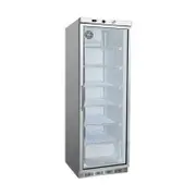 Thermaster HF400G S/S Display Freezer with Glass Door
