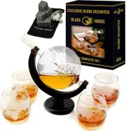 30oz Liquor Decanter Set - Whiskey Decanter - Glass Decanter with Gift Box
