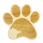 Collie Rough plywood coaster Art-Dog