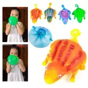 Dinosaur Blow Up Inflatable Balloon Balls Funny Bouncing Sensory M1D8 Toy E1D7