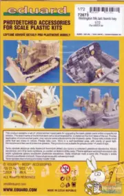 EDU72673 1:72 Eduard PE - Wellington Mk.Ia/c Bomb Bay Detail Set (AFX kit)