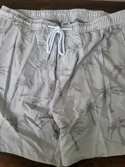 Mad Pelican Scratchy Palms Jeremiah's Trunk Shorts - Vapor Blue NWT