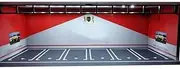 Alloy Car Model Toy Display Stand 1:64 CAR Garage Scene Model with Light Assembled Parking Lot Diorama Park Place for Miniatures Cars Display(F)