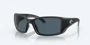 NEW IN BOX COSTA DEL MAR BLACKFIN 901402 MATTE BLACK / 580P GRAY LENSES