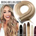 Mix Highlight Tape Stick In Human 100% Remy Hair Extensions Full Head Skin Wefts