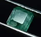 1.4 Carats Faceted Natural Emerald Gemstone from Afghanistan