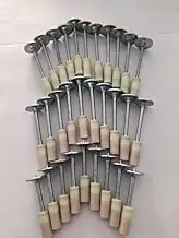 Ceiling Artifact, Muffler, Nailer, Built-in Nail, Woodworking, Automatic Portable Bullet Nail, Wood Keel Nail (Color : Tapy B-32mm-200pcs)