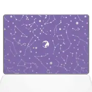 The Decal Guru Constellations Decal Vinyl Sticker, 12" MacBook, Lavender (138...
