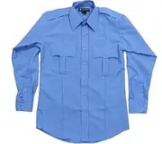 First Class 100% Polyester Long Sleeve Men's Uniform Shirt White