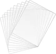 HOMSFOU 10pcs Sheets Photo Frame Painting Plastic Board Photo Display Clear Painting Boards for Beginners Clear Painting Boards for Displays Clear Painting Materials Transparent Acrylic