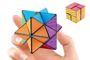 2Pcs Infinity Cube Fidget Toy Puzzle Cube for Sensory Autism Anxiety ADHD Stress Relief-Texture
